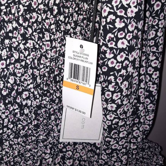 1. State Off The Shoulder Wildflower Smocked Jumpsuit New With Tags - Picture 4 of 5